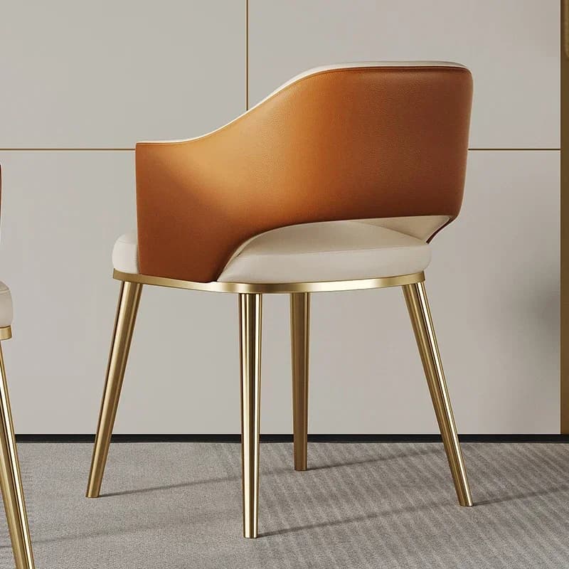 Poltrona design chaises salle luxo couro cadeira de jantar minimalista individual relaxante manjedoura móveis de cozinha