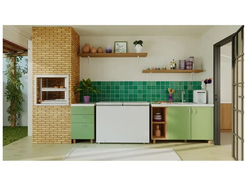Freezer Horizontal Consul 2 Portas 410L CHB42MB - 220V