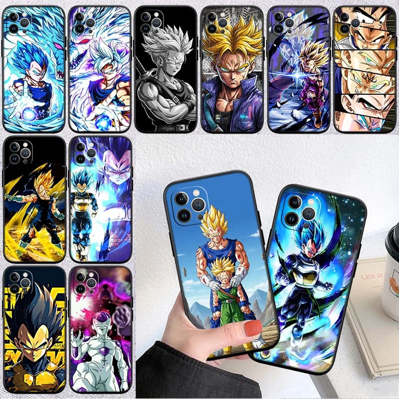 Capas de telefone Dragon Ball Vegeta em alta qualidade com design azul para Xiaomi Poco C40