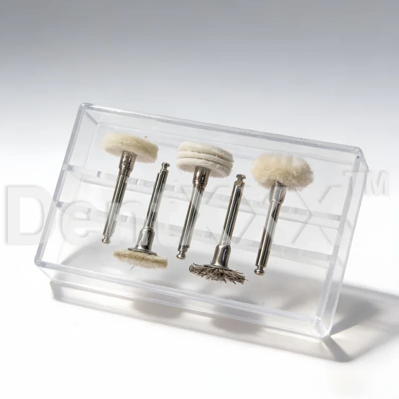 Kit de 5 escovas de polimento alta densidade para dissipação de calor