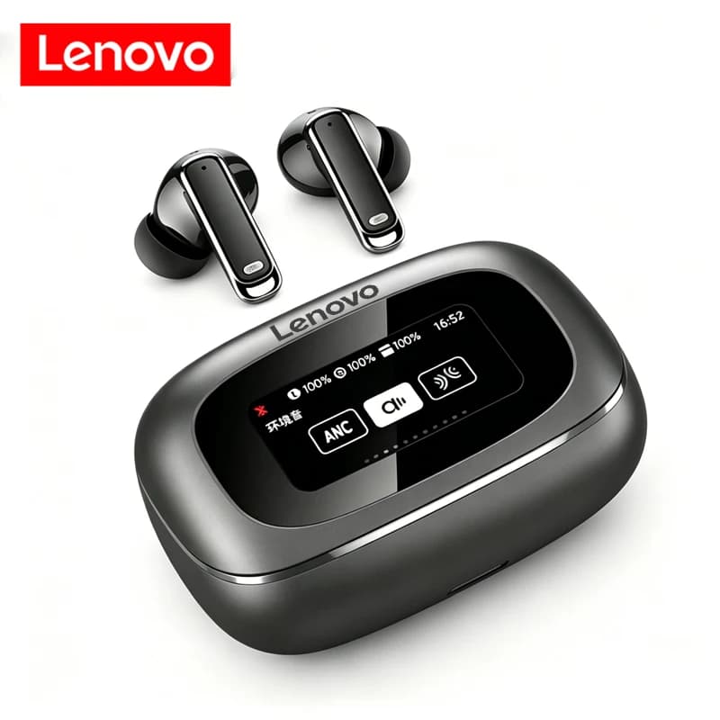 Fones de Ouvido Lenovo TOUR PRO6 com Cancelamento de Ruído ANC e Graves Potentes