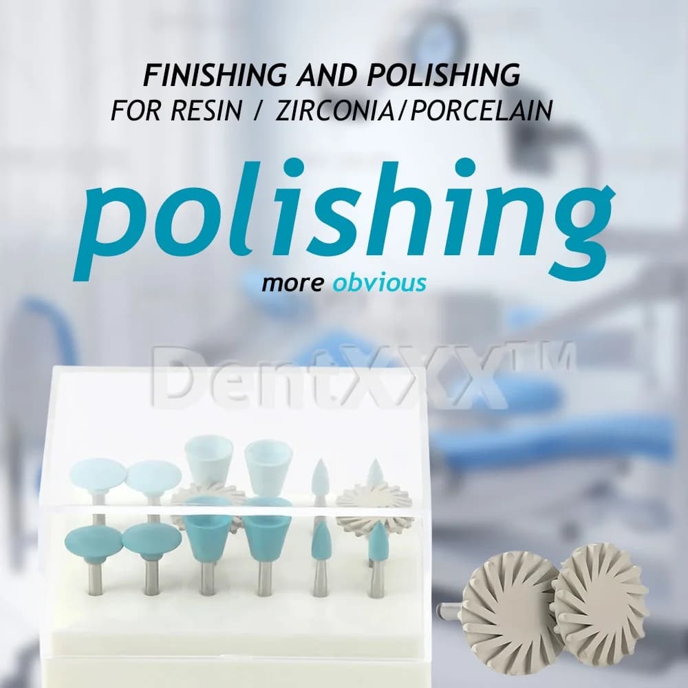 Kit de polimento composto de 14 peças para polimento de unhas de resina de porcelana