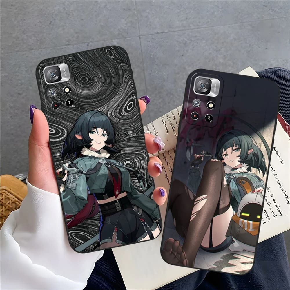 Capa de telefone anime para Xiaomi POCO M7 M6 M5 M4 F7 F6 F5 X7 X6 X5 C71 C75 C61 C65 Pro