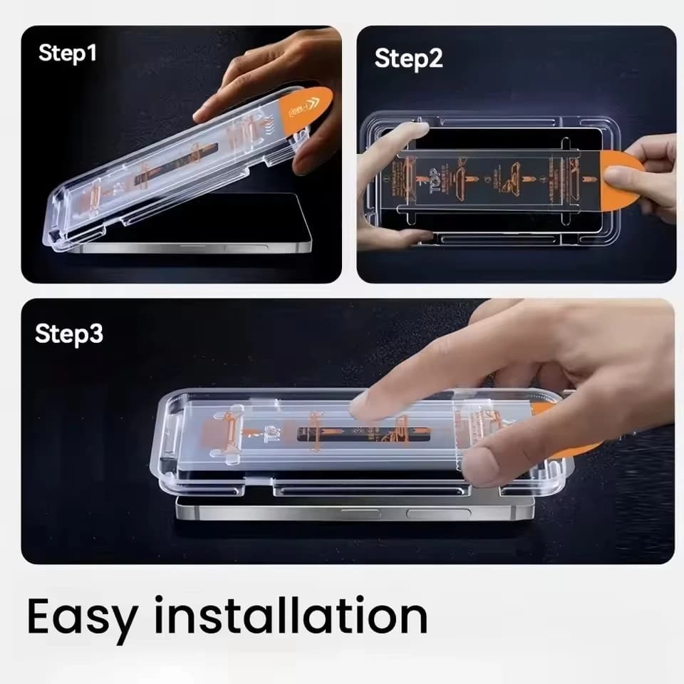 Kit protetor de tela Xiaomi Redmi Note 14 vidro temperado com instalação fácil em três passos