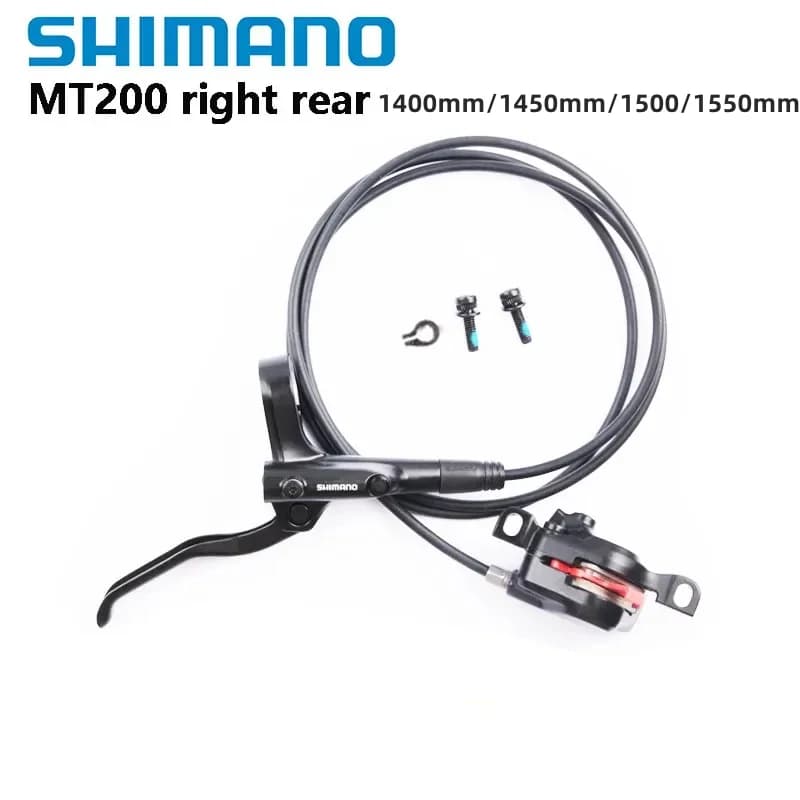 Shimano br mt200 apenas freio a disco hidráulico de um lado para mountain bike 800mm 850mm 1400mm 1450mm 1500mm 1550mm freio de bicicleta