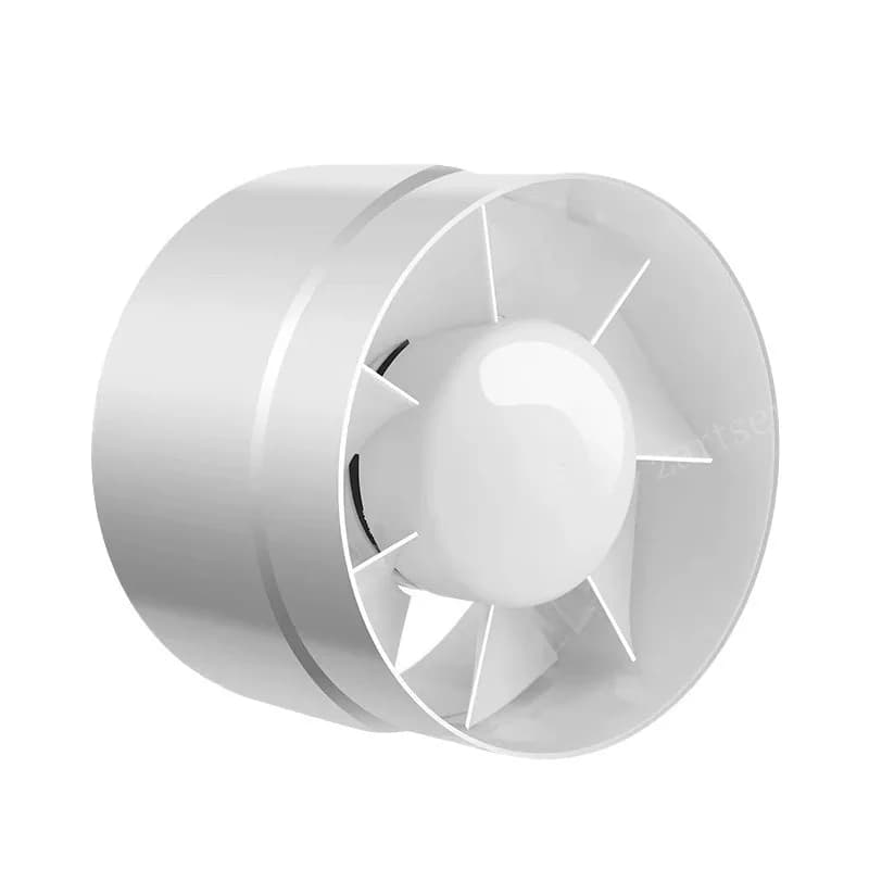4/6 Polegada ventilador de duto em linha ventilador de ar tubo de metal ventilação exaustor mini extrator banheiro banheiro