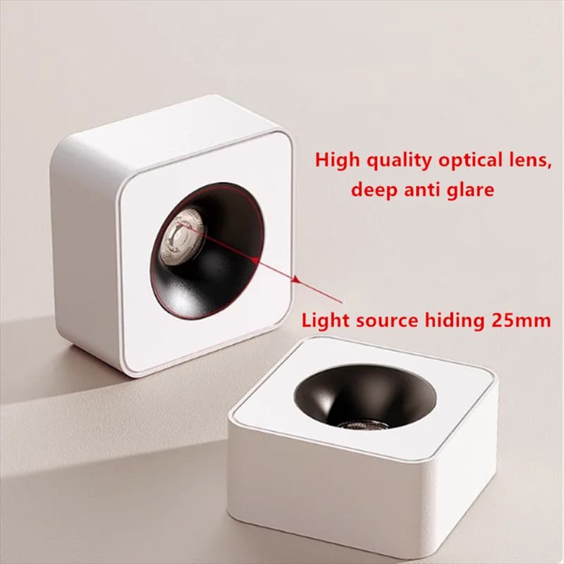 Luminária embutida LED ultrafina montada em superfície Osram Chip 9W12W15W18W20W Lâmpada de teto regulável Holofotes AC90 ~ 260V Iluminação interna