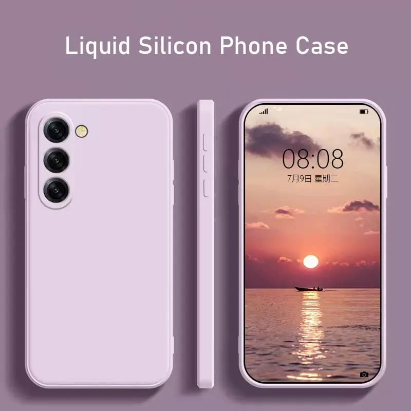 Capa de Silicone Antichoque Rosa para Samsung Galaxy A26, A36, A56, A35, A55, A06, A16, A07, A17, A37, A57, A15, A25 5G