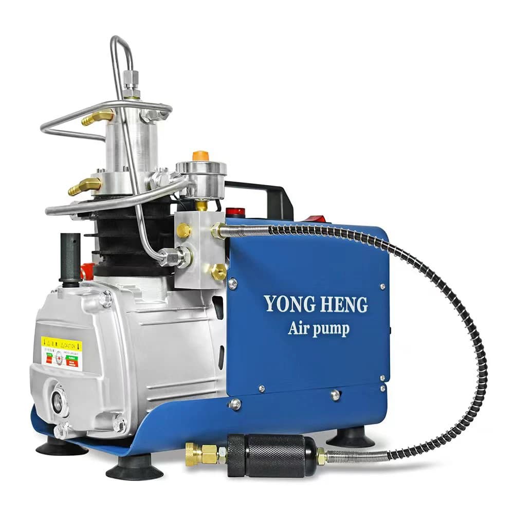 Compresor de ar Yongheng 300bar 4500psi com fundo branco
