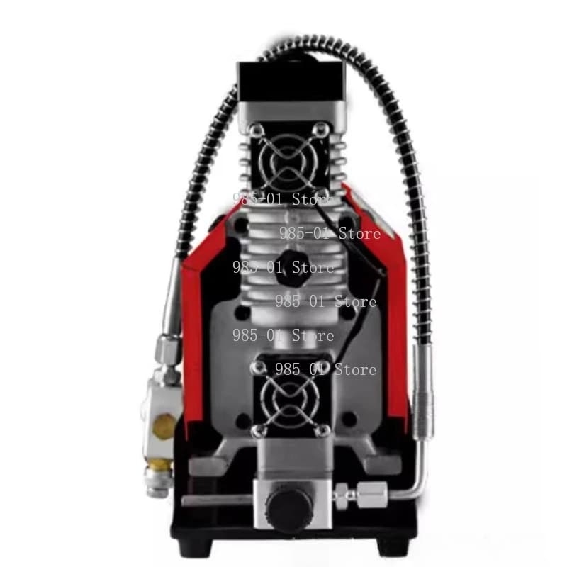 Compressor de Ar PCP GX-CS2 12V 30Mpa 300Bar 4500Psi 12L/min Bomba Portátil de Alta Pressão para Tanque de Mergulho e Carro