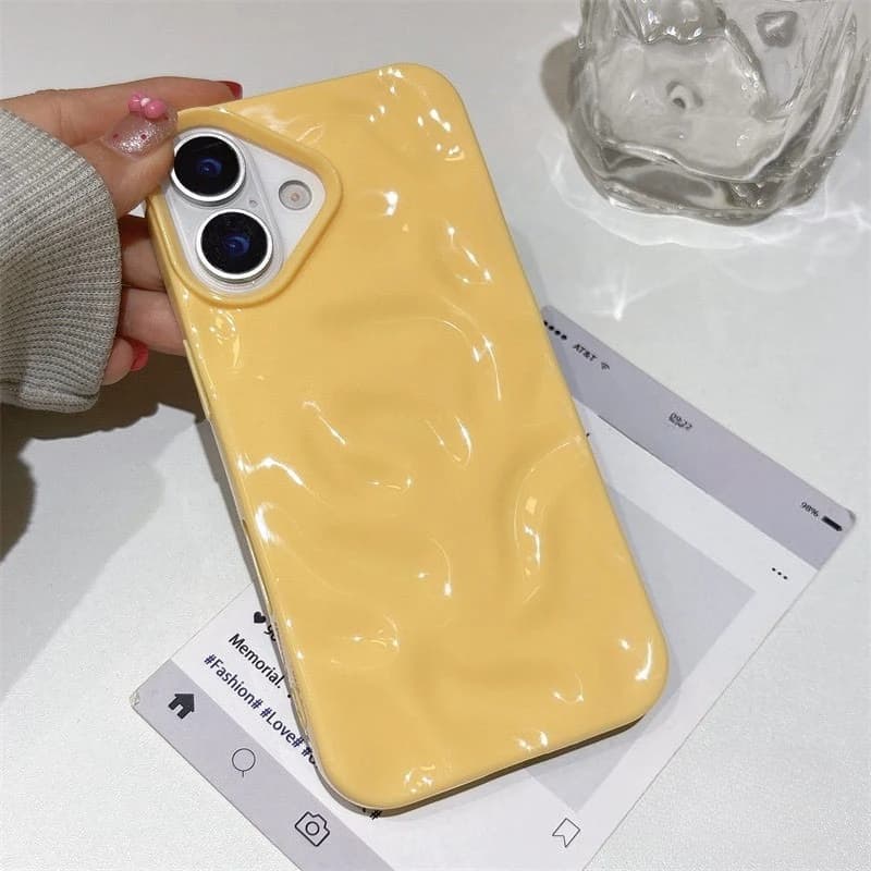 Capa de Celular Amarela com Design de Meteorito para Xiaomi