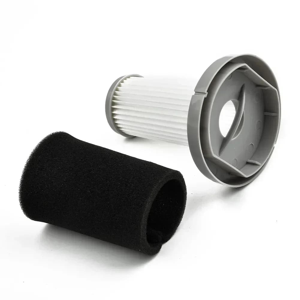 Filtro para aspirador de pó Deerma DX700/DX700S com espuma preta e filtro branco plissado