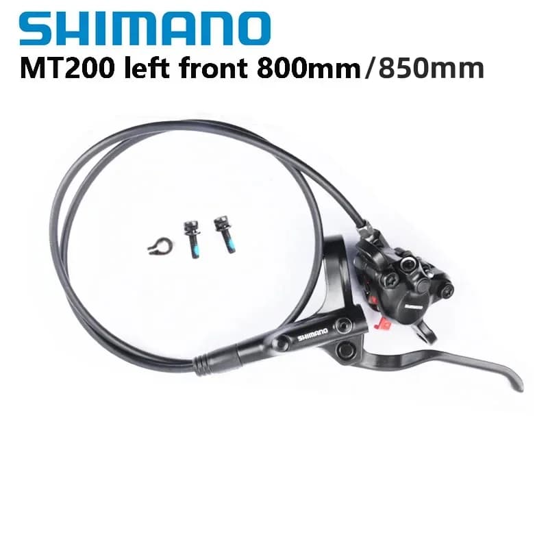 Shimano br mt200 apenas freio a disco hidráulico de um lado para mountain bike 800mm 850mm 1400mm 1450mm 1500mm 1550mm freio de bicicleta