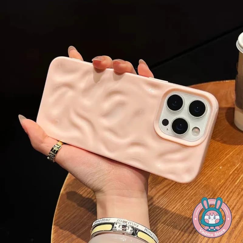 Capa de telefone 3D meteorite rosa claro anti-queda para Xiaomi Poco com design texturizado