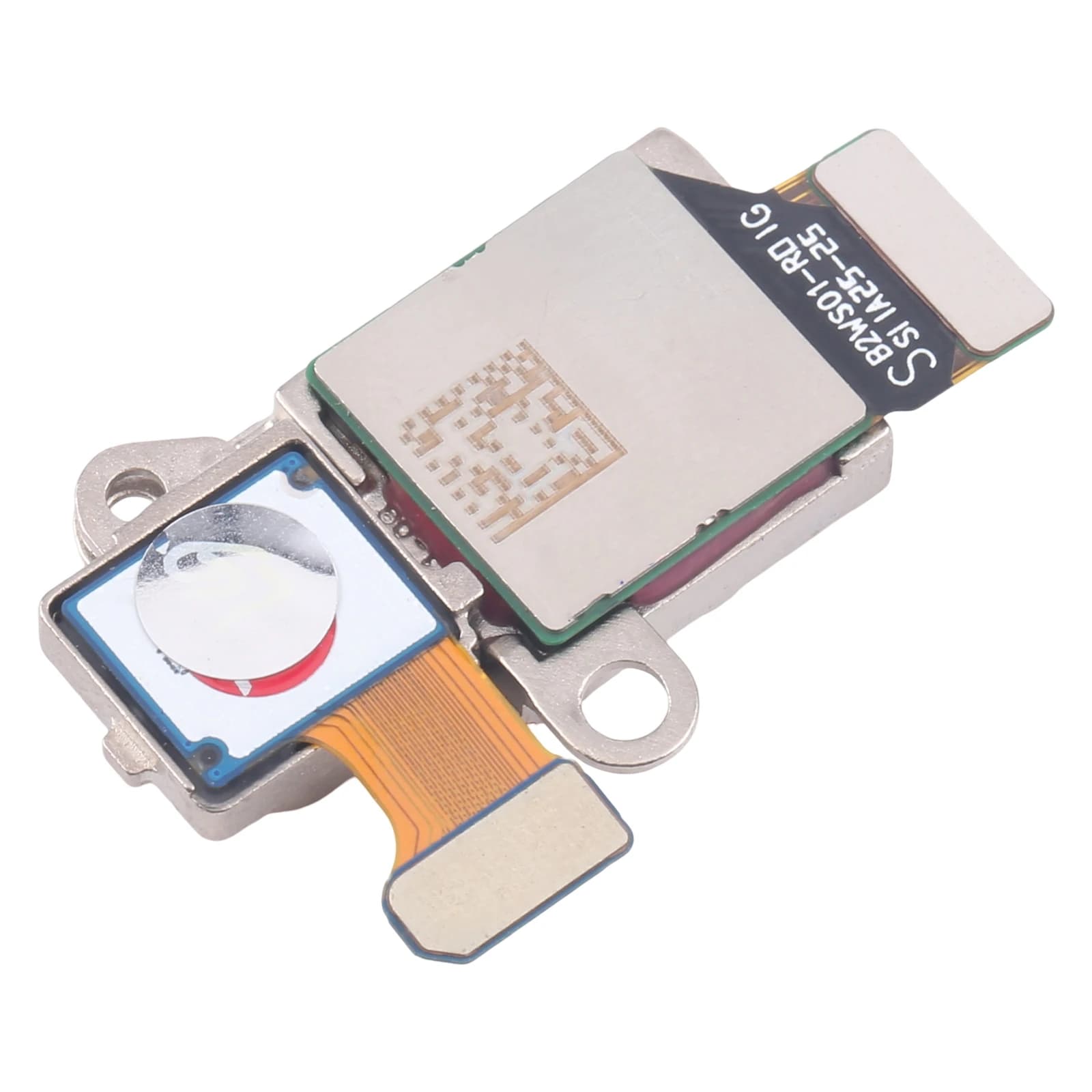 Módulo de câmera traseira para Samsung Galaxy Z Flip3 5G com sensor e conector flex dourado