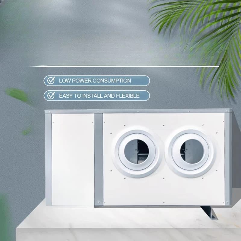 Refrigeração industrial com eficiência energética: ar condicionado dividido com compressor scroll, carcaça AC e opções solares