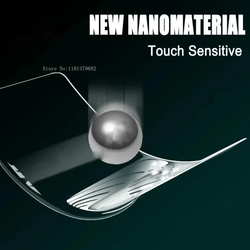 Película protetora de nanomaterial sensível ao toque para Xiaomi Poco F6 com alta sensibilidade