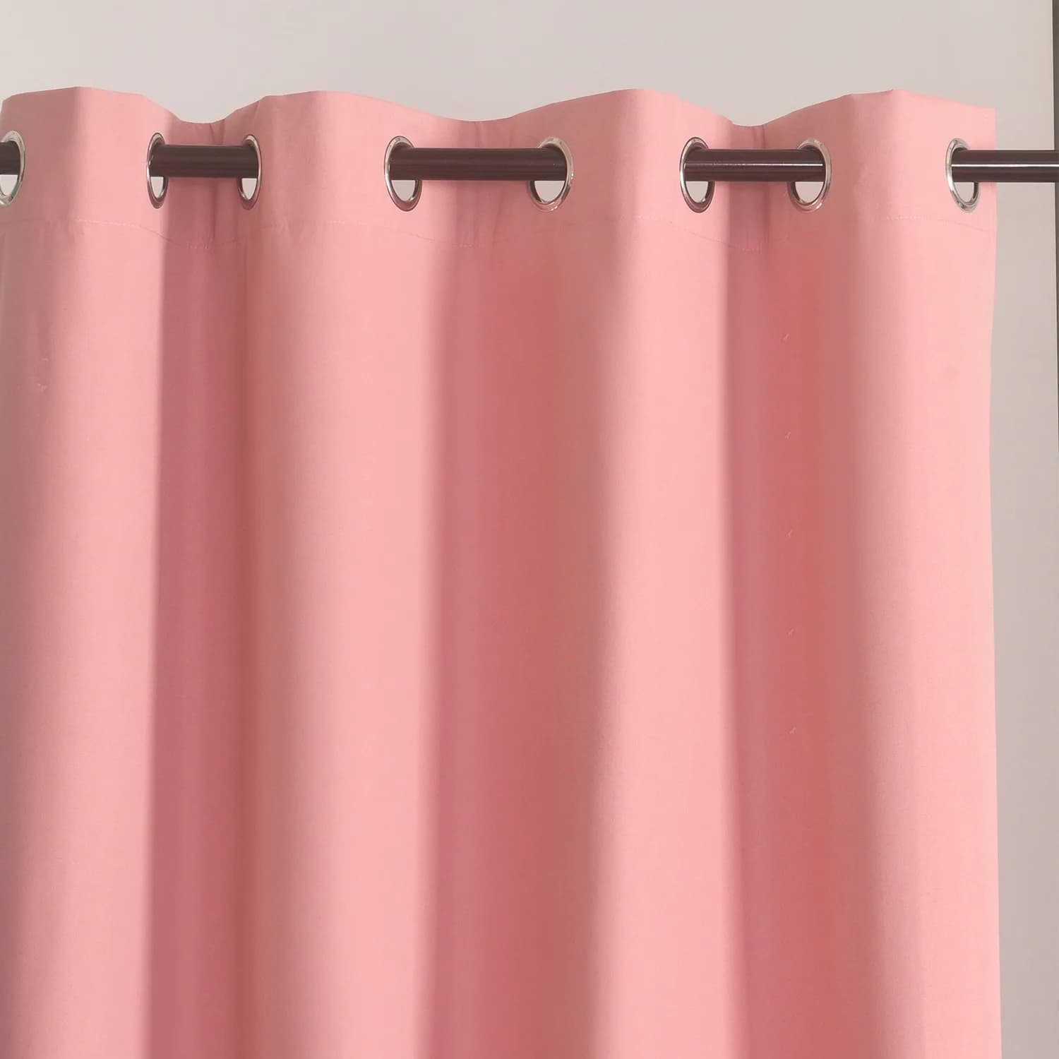 Cortinas blackout rosa, opacas, 2 painéis, bloqueio de luz, para sala e quarto.