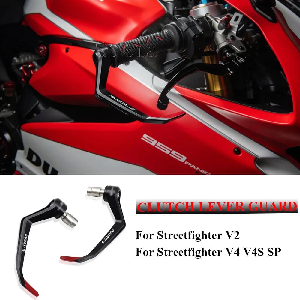Novo para ducati streetfighter v2 v4 v4s sp protetor de alavanca de freio embreagem v4 v4s sp v2 motocicleta arco guarda freio embreagem handguard
