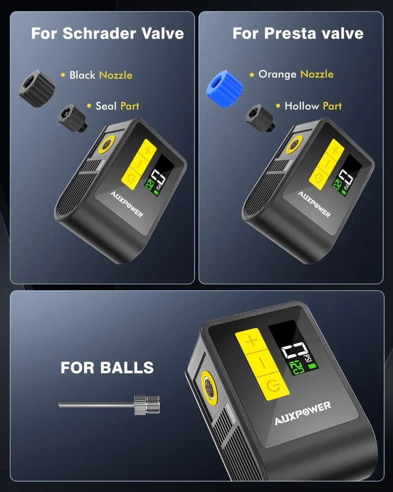 120psi mini bomba de ar elétrica portátil inflator digital 1000mah para motocicleta mtb bicicleta estrada pneus compressor