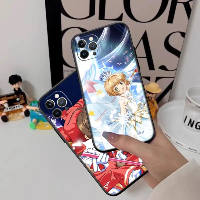 Capas para Xiaomi Poco com estampas detalhadas anime Cardcaptor Sakura em cores vivas e design moderno