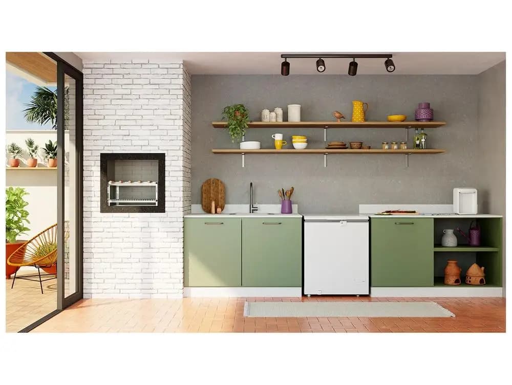 Freezer Horizontal Consul 1 Porta 217L CHA22MB - 110V