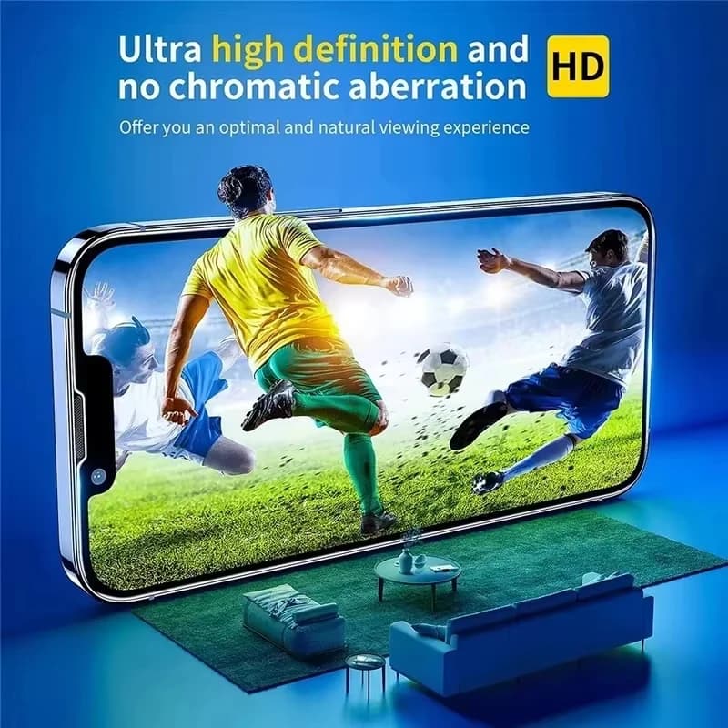 Vidro temperado Xiaomi Redmi Note com alta definição HD e sem aberração cromática para tela