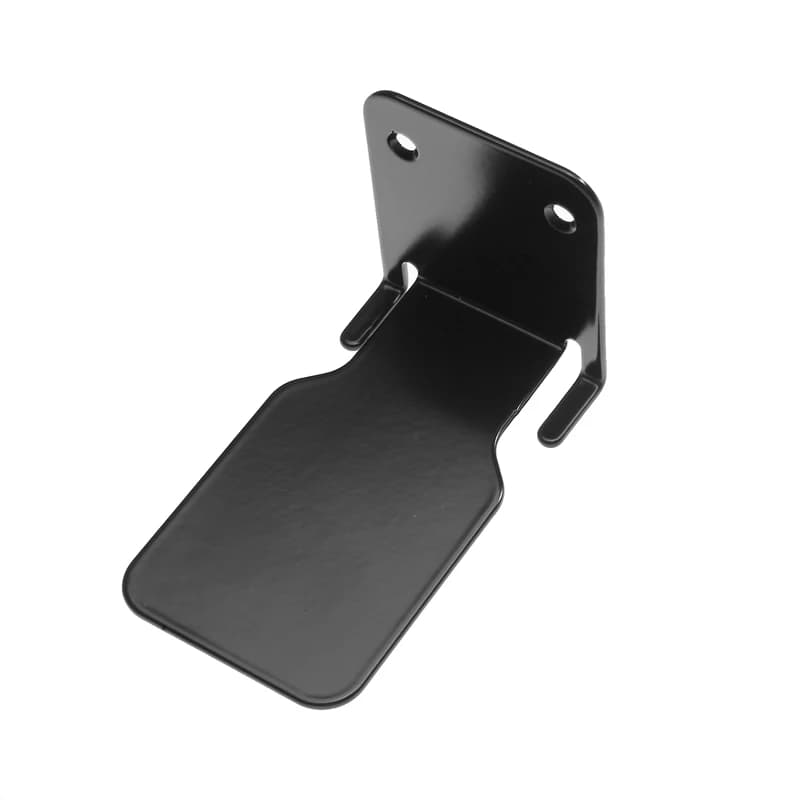 Suporte metálico preto para prateleira de parede invisível flutuante para livros