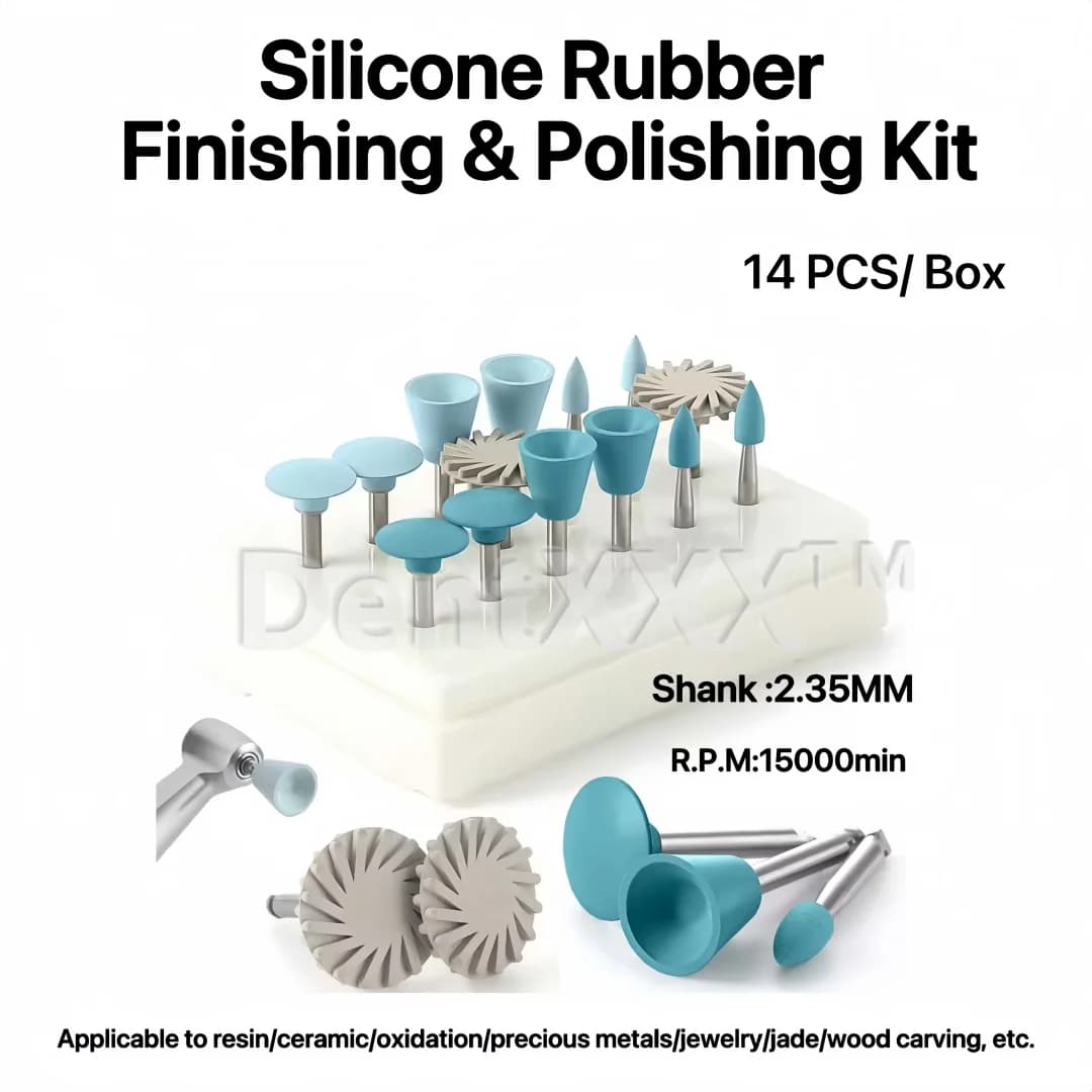 Kit de polimento composto de 14 peças para polimento de unhas de resina de porcelana