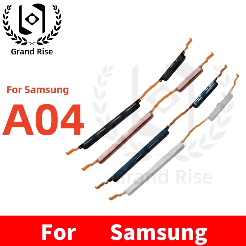Botão de Energia + Botões Laterais de Volume para Samsung Galaxy A01 A01Core M01Core A02 A03 A04 Core A03S A04S A05 A05S