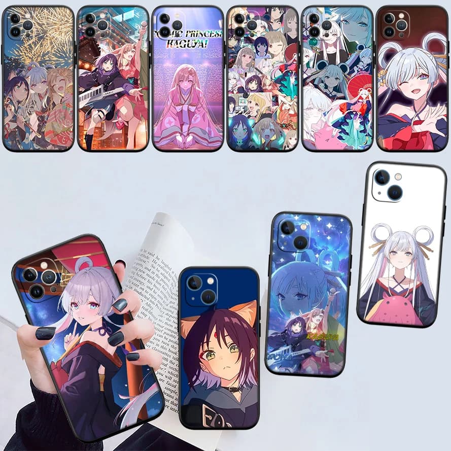 Capas de telefone com designs de personagens de anime para Xiaomi Poco C40 C50 C51 C55 C65 C71 C75 F3 F5 F6 F7 M2 M3 Pro Ultra