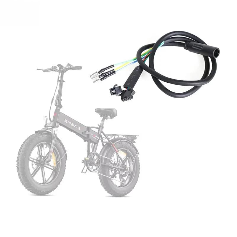 Cabo de Conexão do Motor de Bicicleta Elétrica, Cabo do Motor para Bicicleta Elétrica Engwe EP-2 Pro, Peças de Reposição e Acessórios