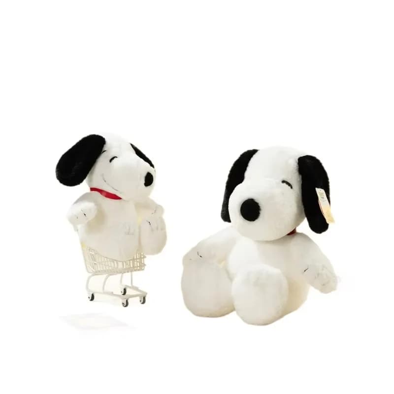 Boneco de Pelúcia Snoopy Original, Brinquedo Fofo e Macio, Almofada Decorativa para Quarto e Sofá, Presente de Festival, Boneco Confortável