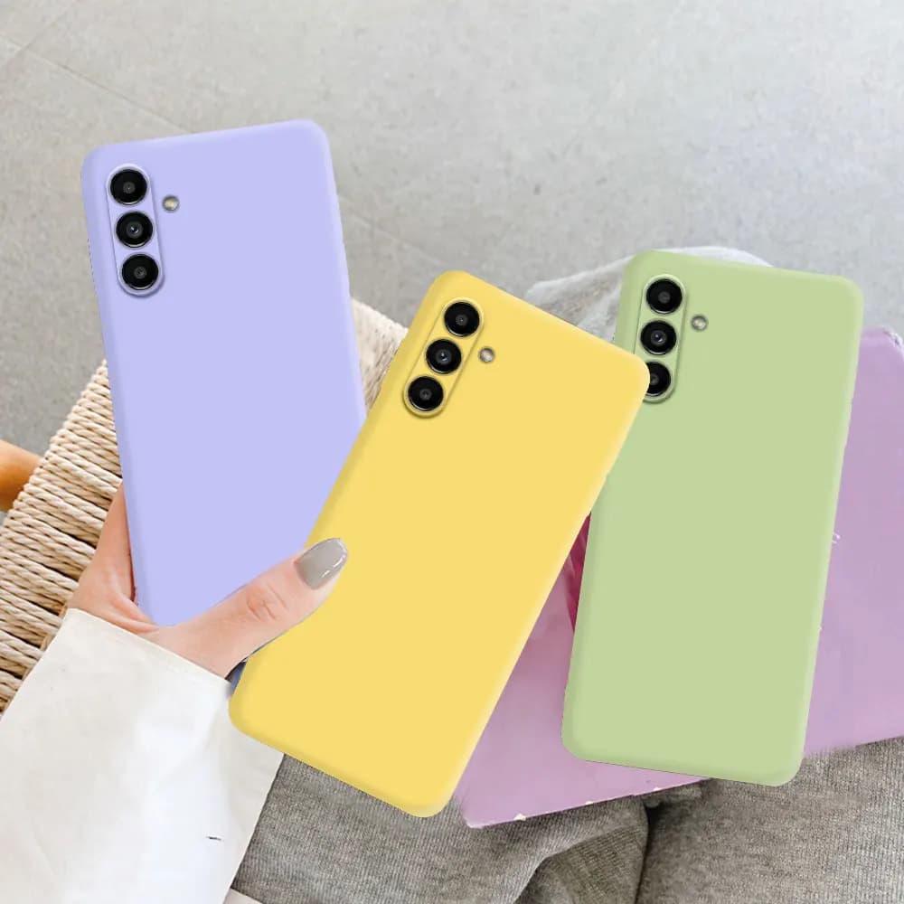 Capa macia de silicone líquido para samsung galaxy a14 a24 a34 a54 a13 a23 a33 a53 a73 a04 a04e a04s a22 a32 a25 a52 a72 capa fundas