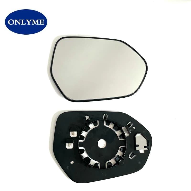 Espelho convexo aquecido para carro, Toyota Yaris P21 2021-2023, bordas pretas, superfície refletiva