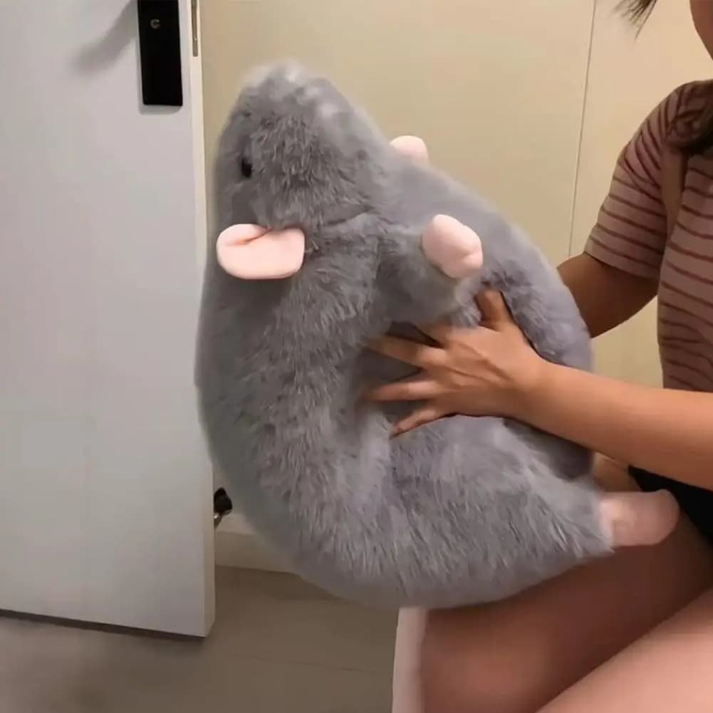 Bonito brinquedo de pelúcia dos desenhos animados mouse boneca macio oversized flor ramo rato animal sofá lance travesseiro almofada presente aniversário decoração