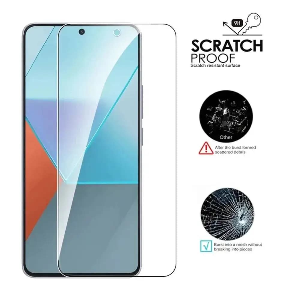 Protetor de tela resistente a riscos 9H para Xiaomi Redmi Note que não estilhaça, protege contra impactos