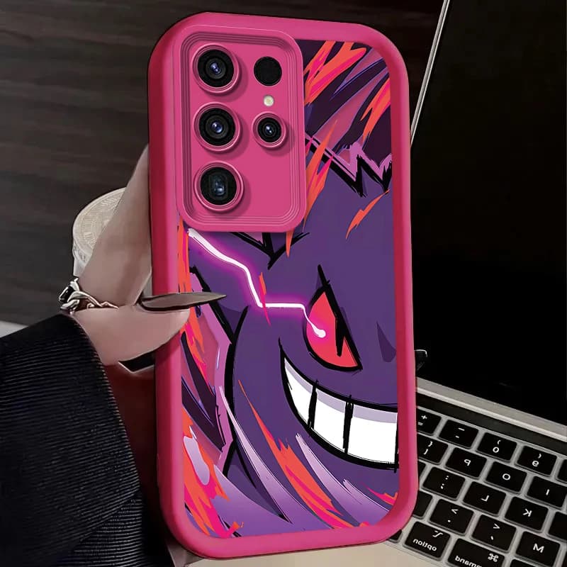Capa de telefone p-pokemon dos desenhos animados para samsung galaxy s24 s25 s23 ultra s22 s21 plus fe a36 a56 a26 a16 a06 a15 a25 a35 a55 5g capa