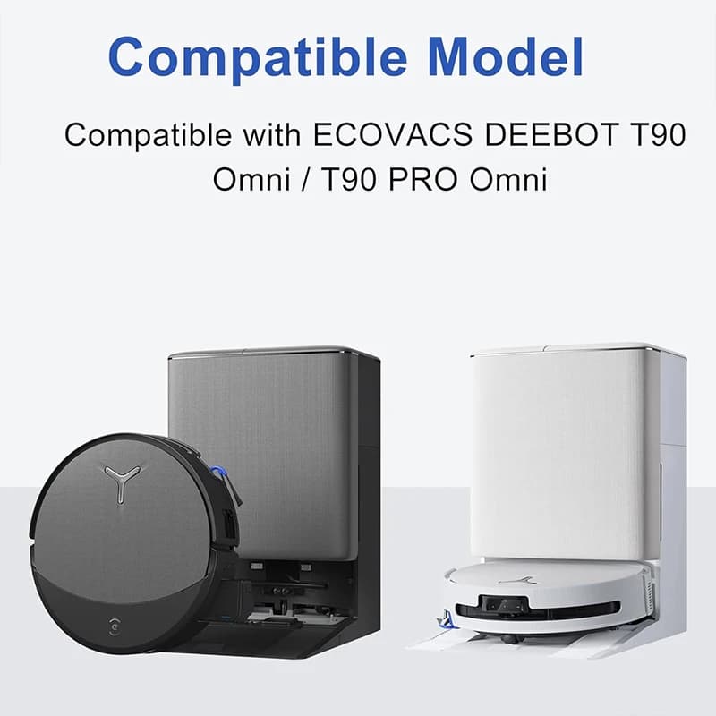 Acessórios de escova rotativa para Ecovacs T90 Pro Omni e X9S Pro Omni, azul e preto