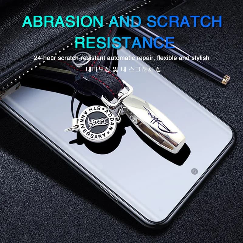 Proteção de tela para Samsung Galaxy resistente a arranhões e abrasão com reparo automático