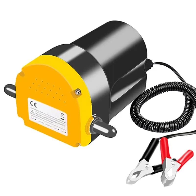 Bomba de óleo elétrica para motor de carro, extrator de cais de fluido diesel, sucção de transferência de combustível para barco e moto, 12V