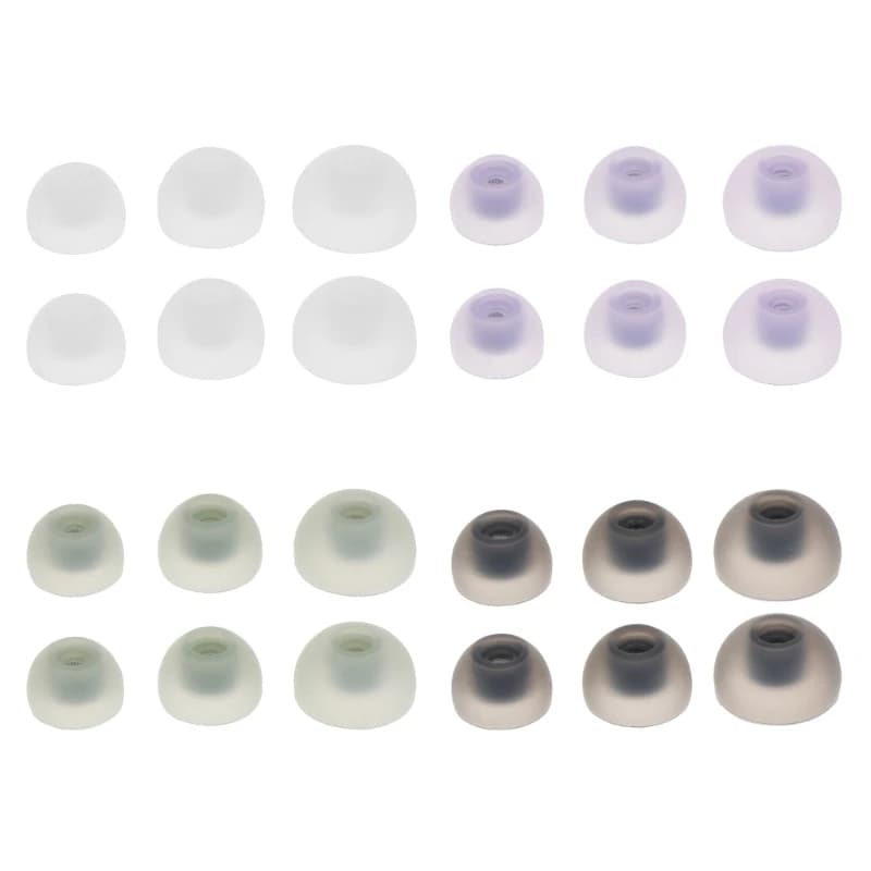 Kit de dicas de fone de ouvido de silicone para Samsung Galaxy Buds 2 com dicas de vários tamanhos.