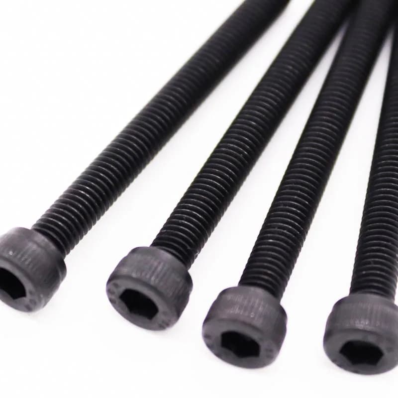 UNF 0 # -80 UNC 2 # -56 4 # -40 5 #   6 # -32 8 # -32 10 # -24 EUA Padrão Preto Grau 12.9 Aço Hex Hexágono Soquete Allen Cabeça Parafuso Parafuso