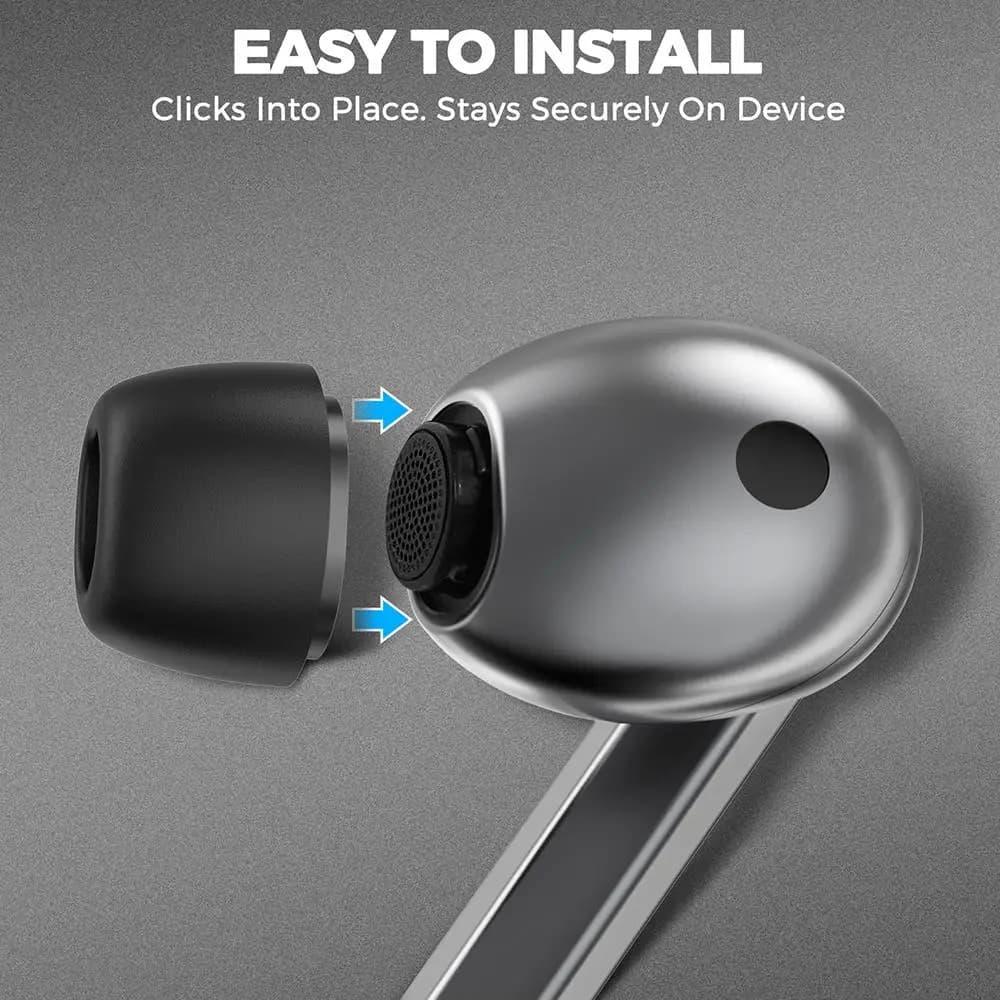 1 Conjunto de Pontas de Ouvido de Espuma de Memória para Fones de Ouvido Samsung Galaxy Buds3 Pro, Substituição de Protetores Auriculares, 3 Pares (S/M/L), 4 Pares (XS/S/M/L)