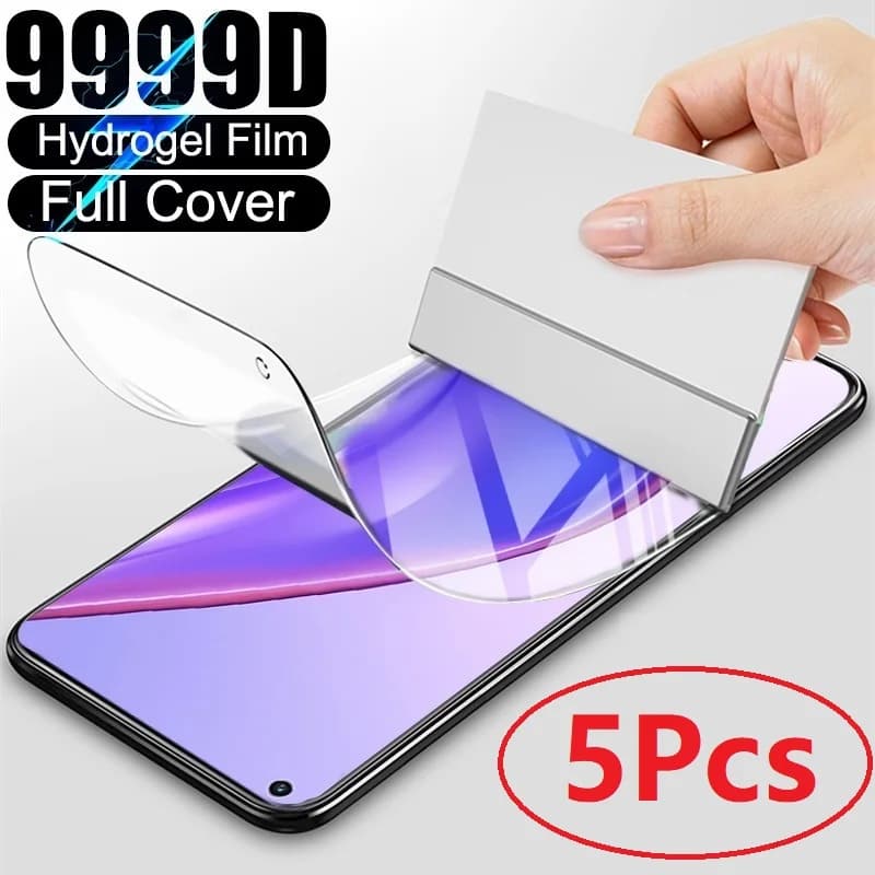Película de hidrogel transparente para Motorola, 5 peças