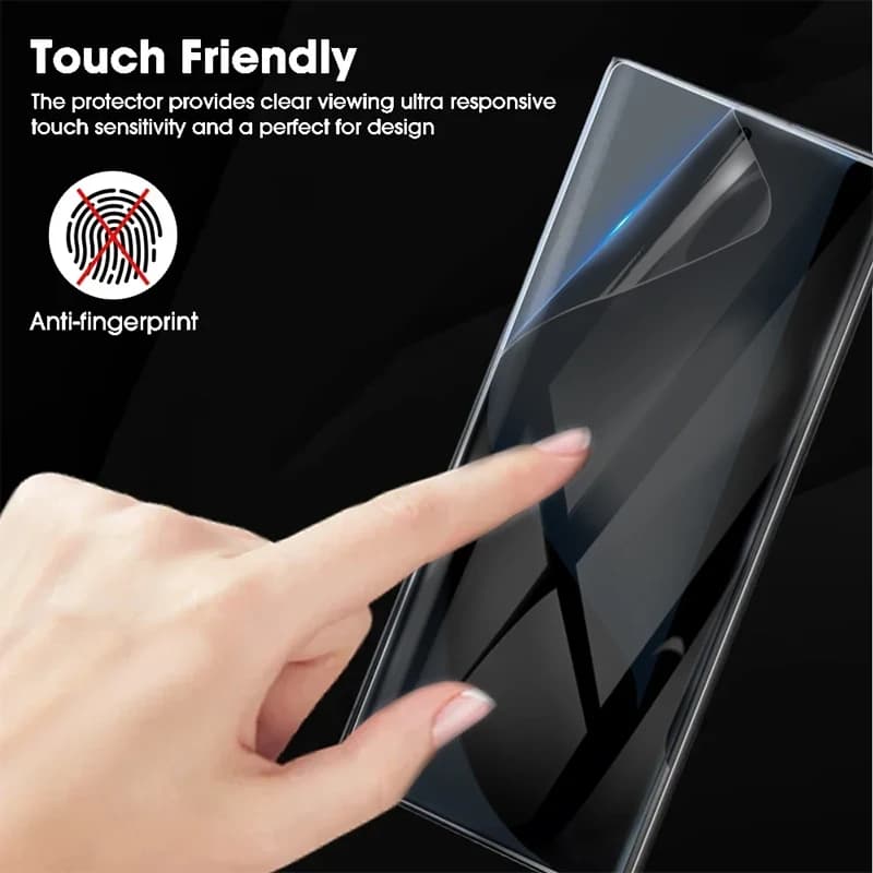 Película de proteção hidrogel para Xiaomi Poco X3 Pro com toque sensível e anti-impressão digital