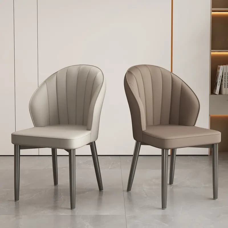 Cadeiras de jantar modernas de luxo, estofadas, exclusivas, para cozinha, ergonômicas, estilo nórdico, móveis