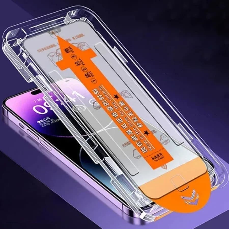 Película de vidro temperado de instalação sem poeira para Xiaomi, 2 peças