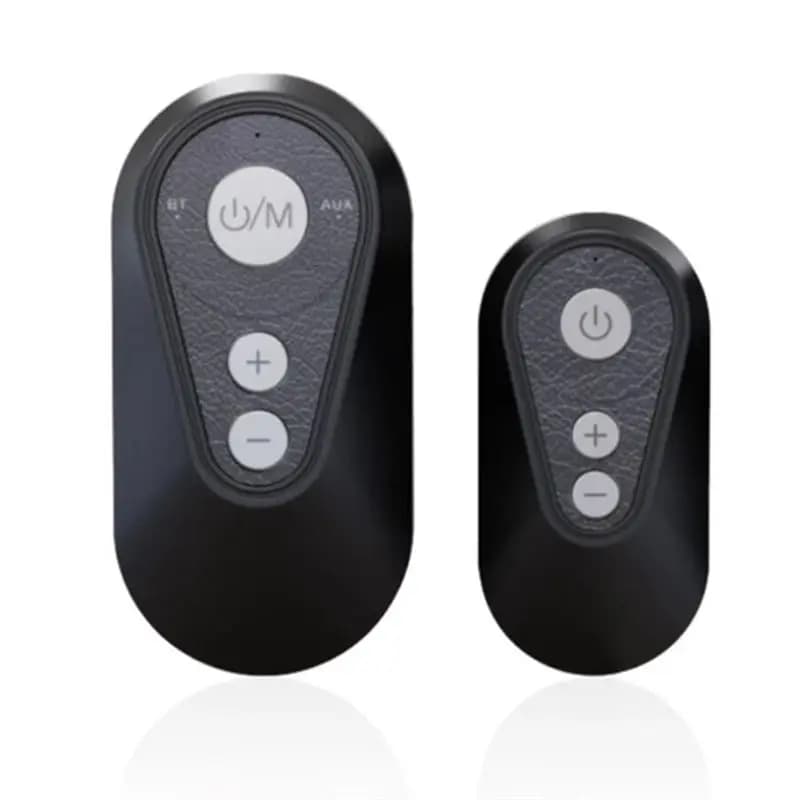 Transmissor e Receptor de Áudio Bluetooth ABKQ-LE V5.4 LC3 com Botões de Volume e Energia
