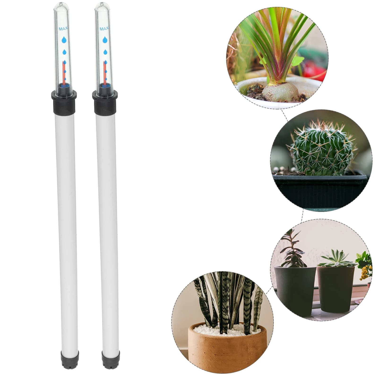 2 pçs plantas indicador de nível de água medidor sonda medidor de nível de água bóia interior vaso hidropônico planta indicador de nível